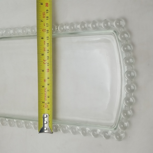 Beaded Edge Glass Vanity Tray - Picture 5 of 11